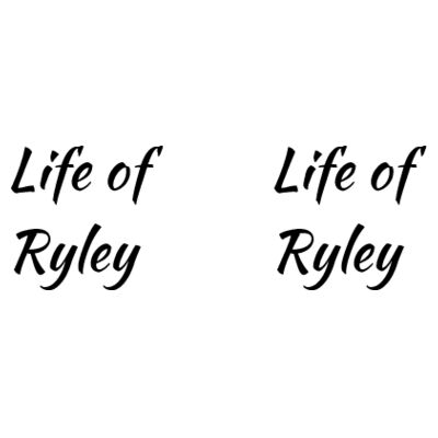 Life of Ryley - Frosted Glass Beer Mug Design