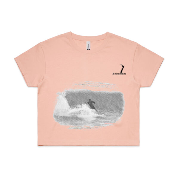 Kaikoura - Meatworks - Womens Crop Tee Thumbnail