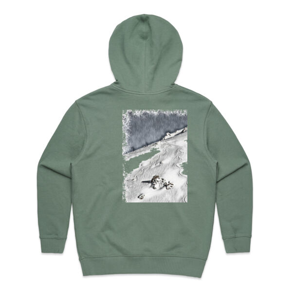 Mt Hutt - Patrol Lines - Womens Premium Hood Thumbnail