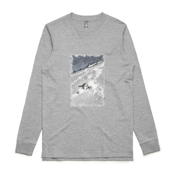 Mt Hutt - Patrol Lines -  Mens Base Longsleeve Tee Thumbnail