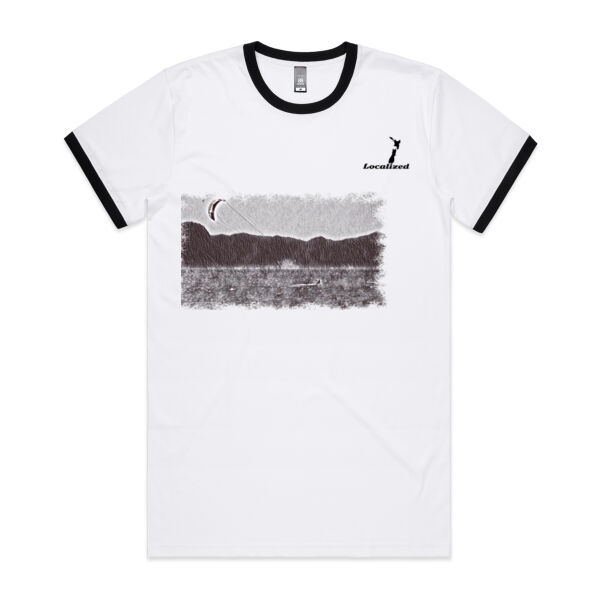 Pohara - Kitesurfing - Mens Ringer Tee Thumbnail