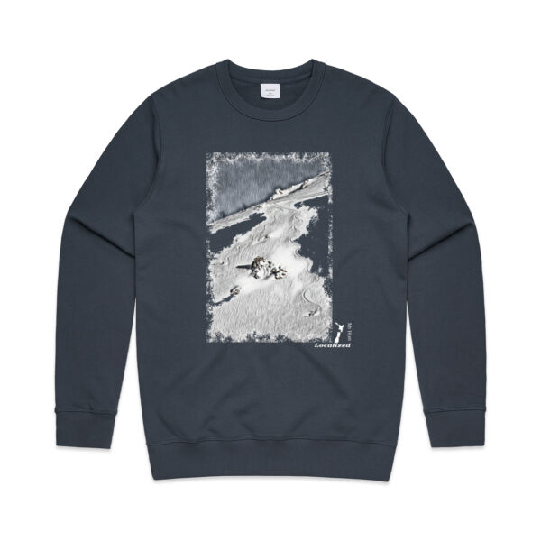 Mt. Hutt - Patrol Lines - Mens Premium Crew Thumbnail