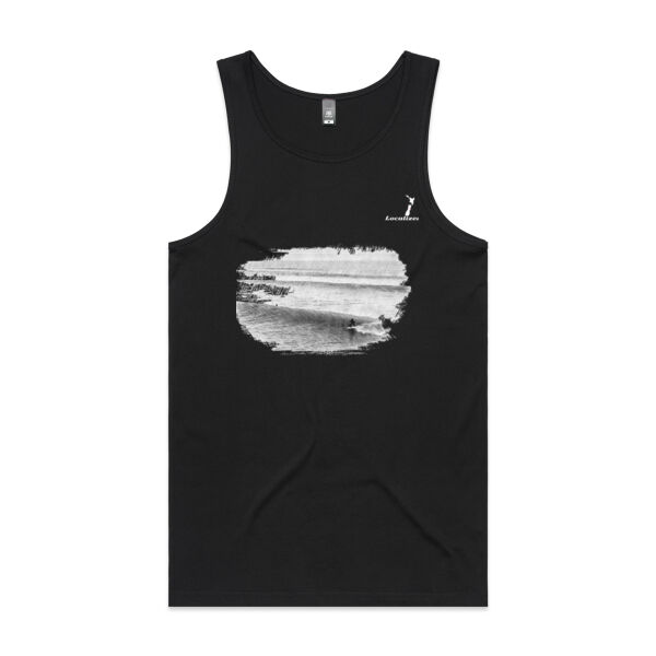 Christchurch - New Brighton Lines - Mens Lowdown Singlet Thumbnail