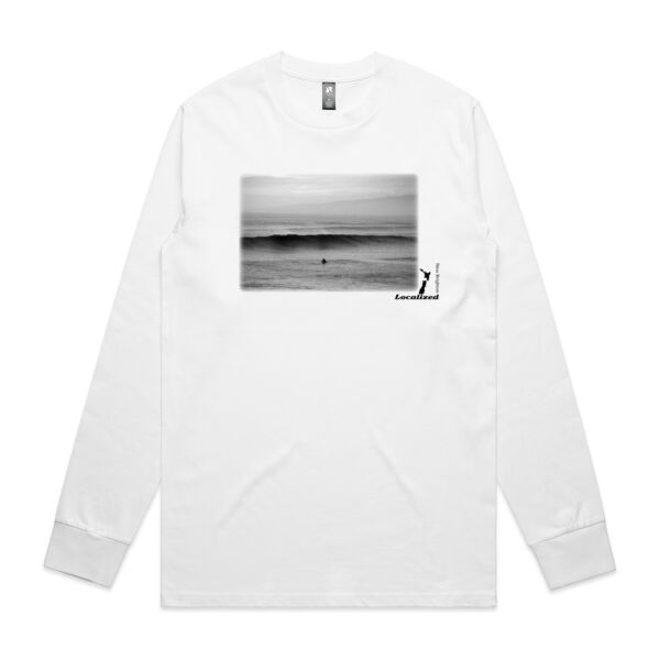 Christchurch - New Brighton - South Side of Pier - Mens Classic Long Sleeved Tee Thumbnail