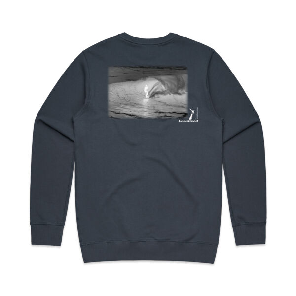 Christchurch - New Brighton - Negative Tube One - Mens Premium Crew Thumbnail