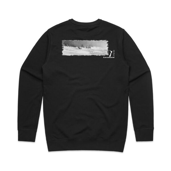 Mt Hutt - Towers Pow - Mens Premium Crew Thumbnail