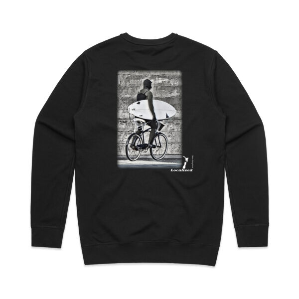 Surf Transport - New Brighton - Mens Premium Crew Thumbnail